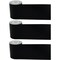 Black Straight Rolled Border Trim, 50 Feet Per Roll, Pack of 3